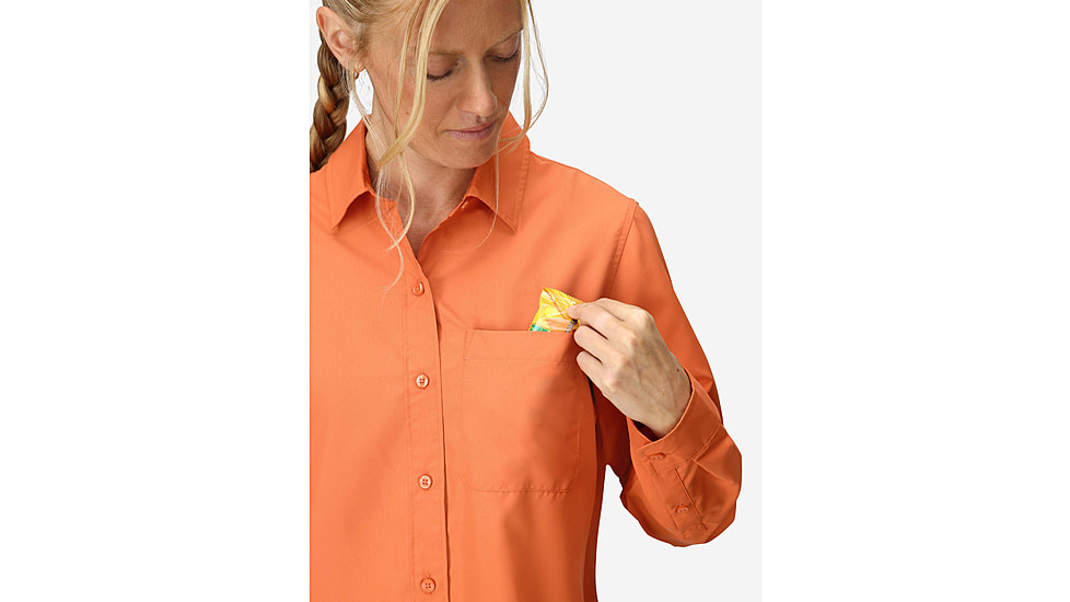 Marmot AirExchange SolarShield LS Shirt - Womens, Pomelo, XL, M16056-24363XL