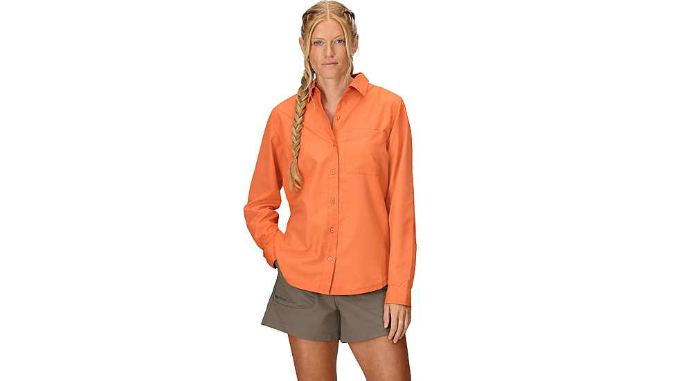 Marmot AirExchange SolarShield LS Shirt - Womens, Pomelo, XL, M16056-24363XL