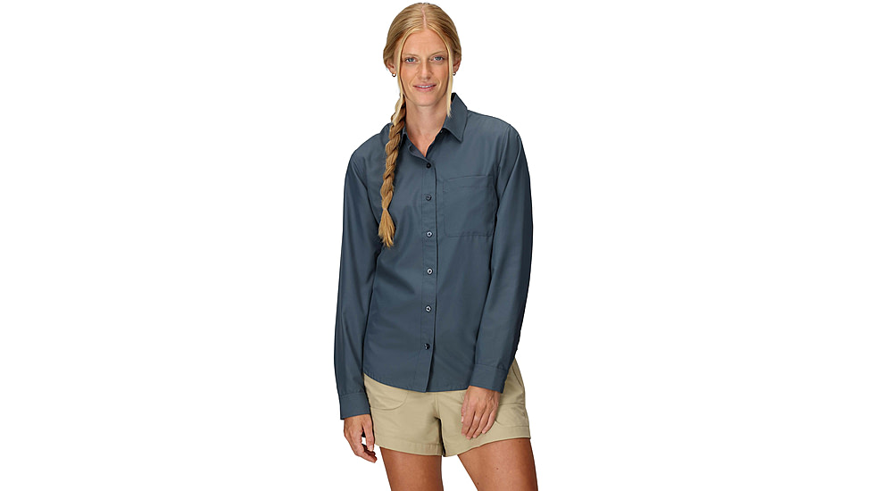 Marmot AirExchange SolarShield LS Shirt - Womens, Thunderhead, M, M16056-24369M