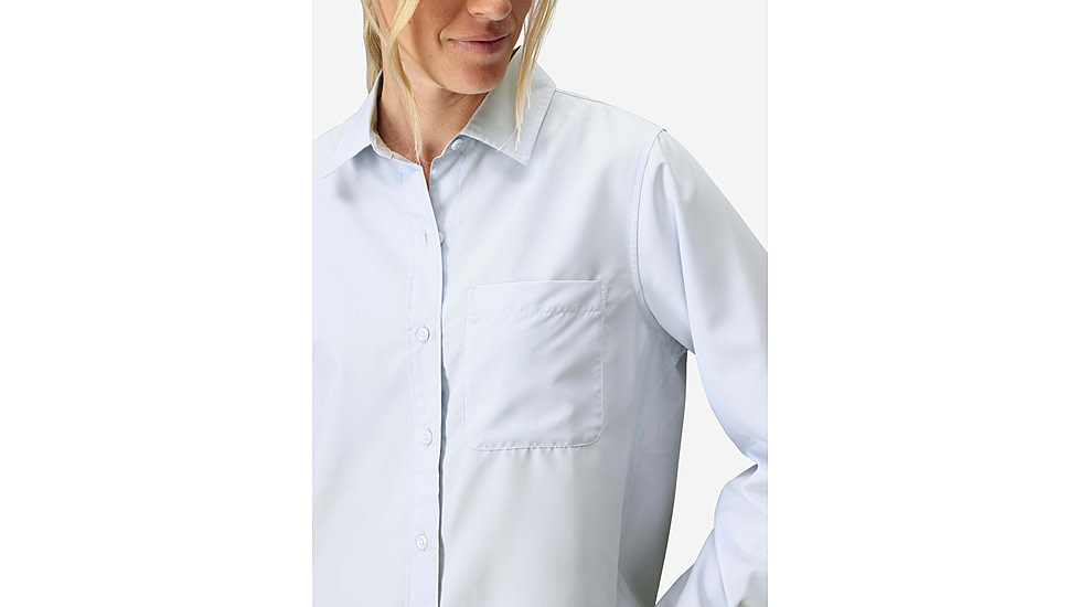 Marmot AirExchange SolarShield LS Shirt - Womens, Vapor, L, M16056-24371L