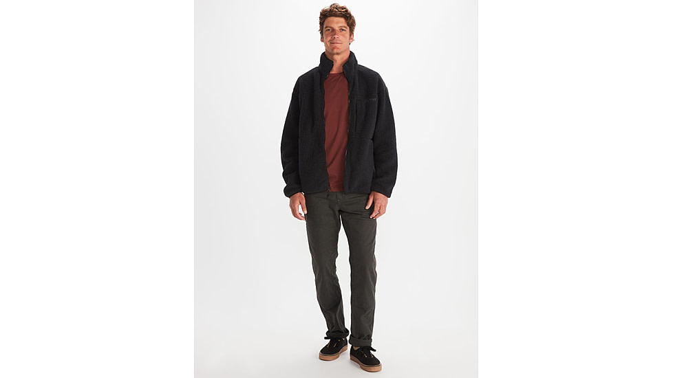 Marmot Aros Fleece Jacket - Mens, Black, Extra Large, M13195-001-XL