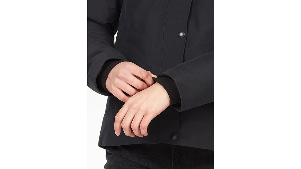 Marmot Chelsea Down Short Coat - Women's, Black, Large, 195115184797