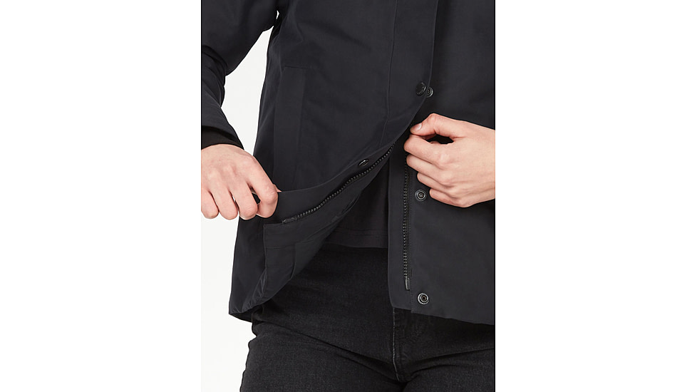 Marmot Chelsea Down Short Coat - Women's, Black, Large, 195115184797