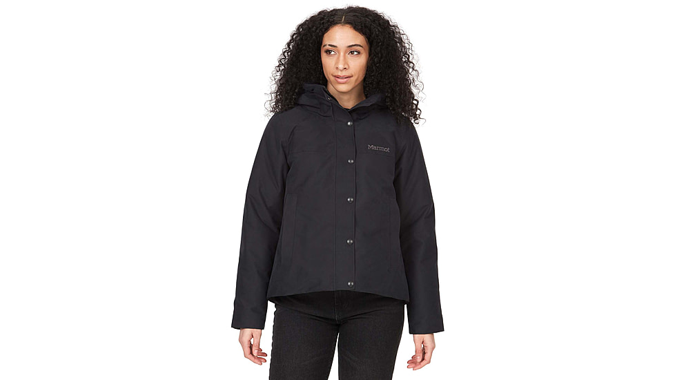 Marmot Chelsea Down Short Coat - Women's, Black, Large, 195115184797