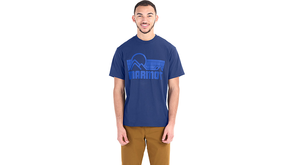 Marmot Coastal Short Sleeve T-Shirt - Mens, Twilight Blue, XXL, M14253-23091XXL