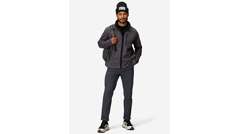 Marmot Drop Line Jacket - Mens, Black Heather, Small, M16223-5608-S