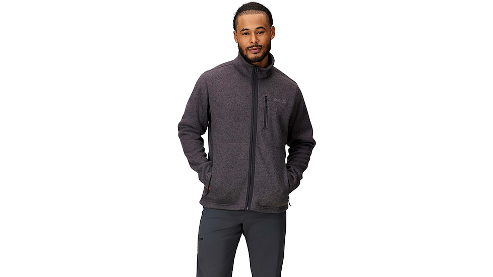 Marmot Drop Line Jacket - Mens, Black Heather, Small, M16223-5608-S