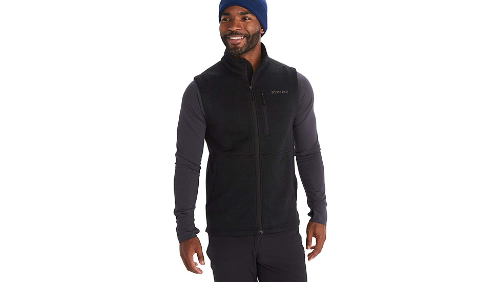 Marmot Drop Line Vest - Mens, Black, Small, M13208-001-S