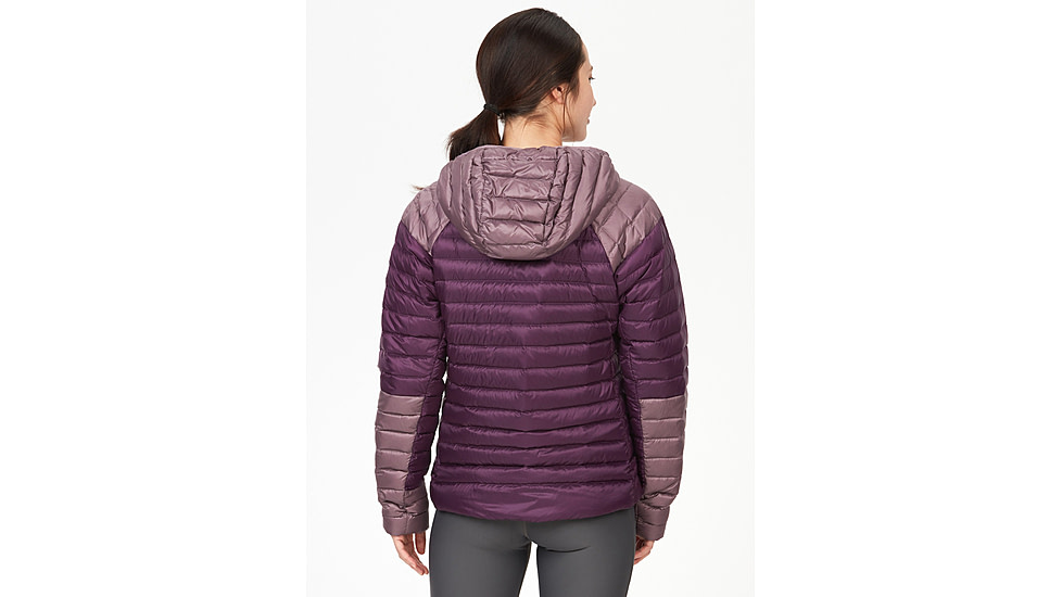 Marmot Hype Down Hoody - Womens, Hazy Purple/Purple Fig, Extra Small, M14599-22475-XS