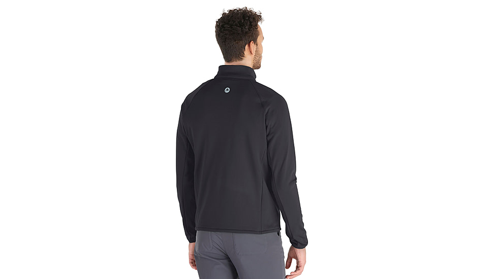 Marmot Leconte Fleece 1/2 Zip - Mens, Black, Small, M15381-001-S