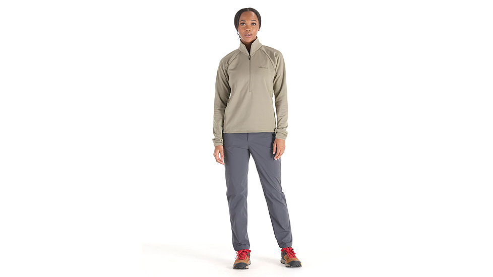 Marmot Leconte Fleece 1/2 Zip - Womens, Vetiver, Extra Small, M15391-21543-XS
