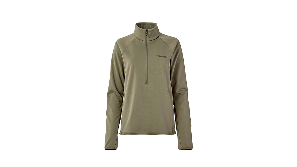 Marmot Leconte Fleece 1/2 Zip - Womens, Vetiver, Extra Small, M15391-21543-XS