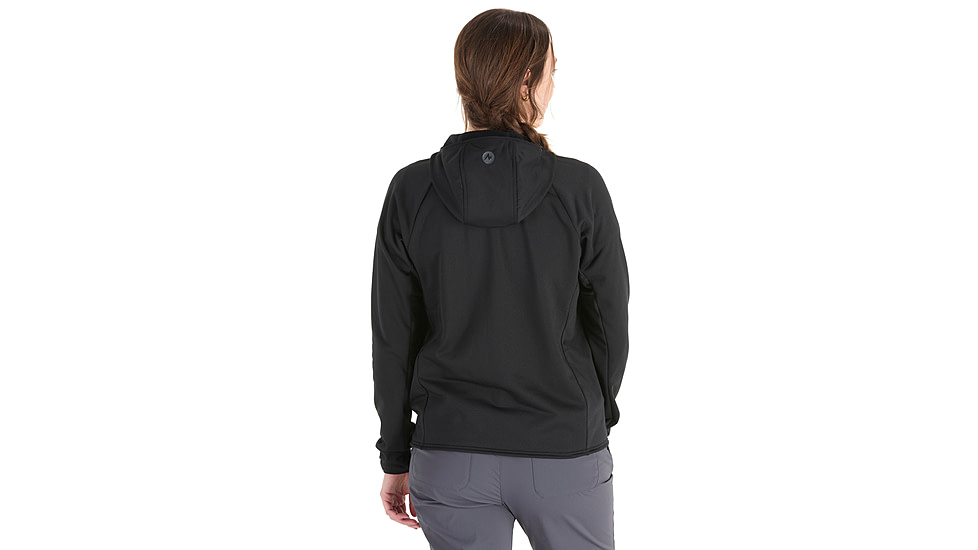 Marmot Leconte Fleece Hoody - Womens, Black, Small, M15393-001-S