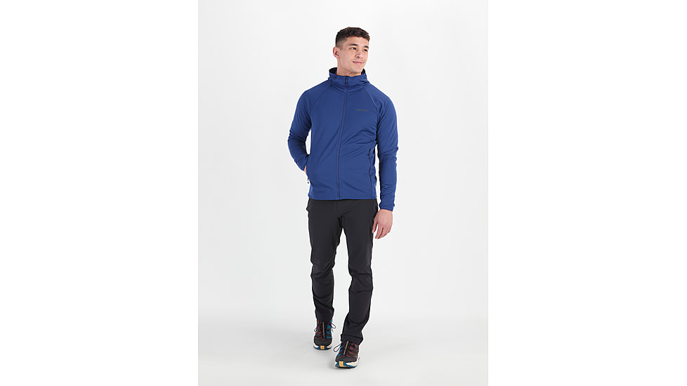 Marmot Leconte Full Zip Hoody - Mens, Twilight Blue, L, M15383-23091L