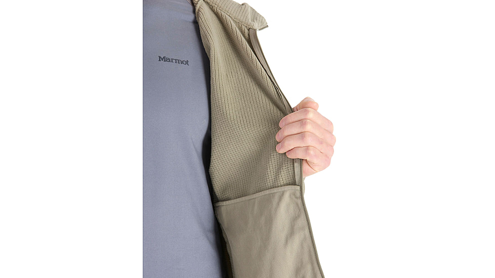 Marmot Leconte Full Zip Hoody - Mens, Vetiver, Medium, M15383-21543-M