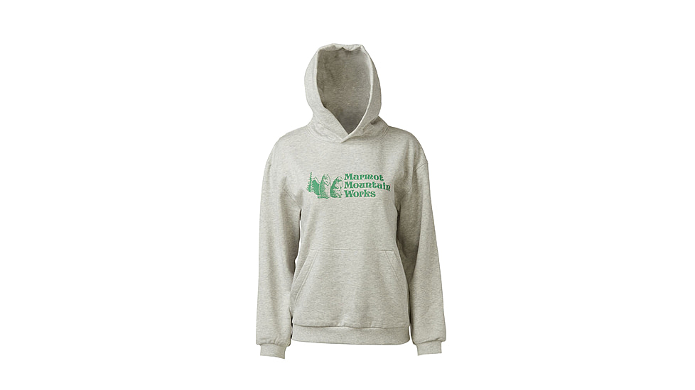 Marmot MMW Hoody - Womens, Light Grey Heather, Large, M15595-8626-L