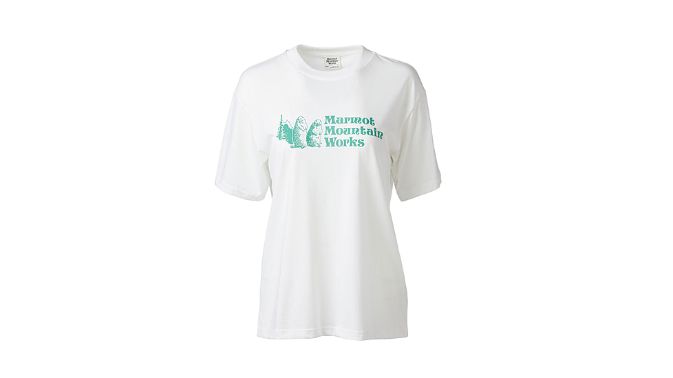 Marmot MMW Short Sleeve Tee - Womens, White, Extra Small, M15694-080-XS