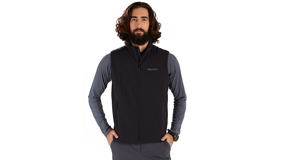 Marmot Novus LT Vest - Mens, Black, Small, M15535-001-S