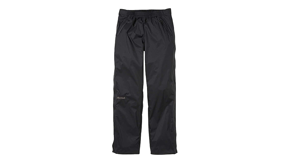 Marmot PreCip Eco Full Zip Pant Long - Womens, Black, Small, M15877-001-S