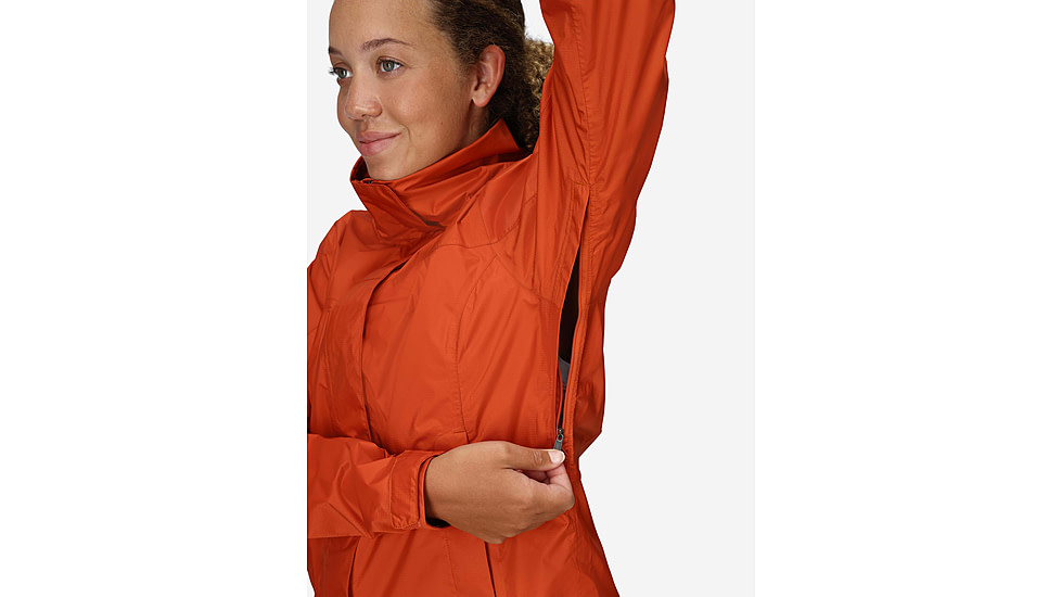 Marmot PreCip Eco Jacket - Womens, Ginger Blossom, M, M15866-24362M