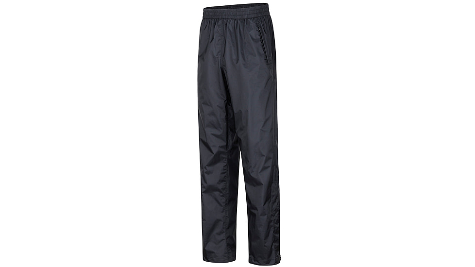 Marmot PreCip Eco Pant - Mens, Black, Small, Short Inseam, 41550S-001-S