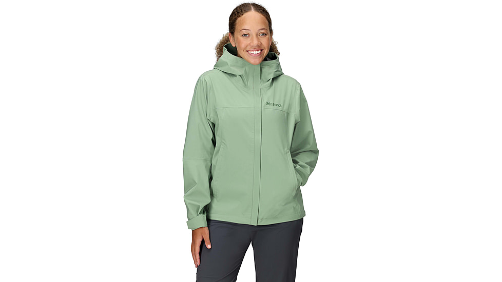 Marmot PreCip Eco Pro Jacket - Womens, Agate Green, XL, M15874-24373XL