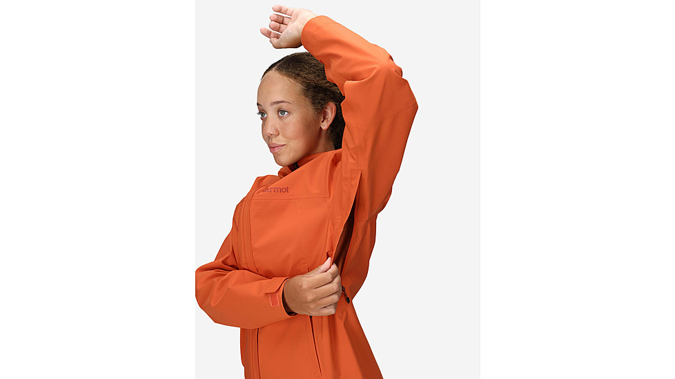 Marmot PreCip Eco Pro Jacket - Womens, Ginger Blossom, XL, M15874-24362XL