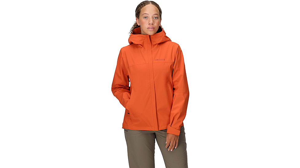 Marmot PreCip Eco Pro Jacket - Womens, Ginger Blossom, XL, M15874-24362XL