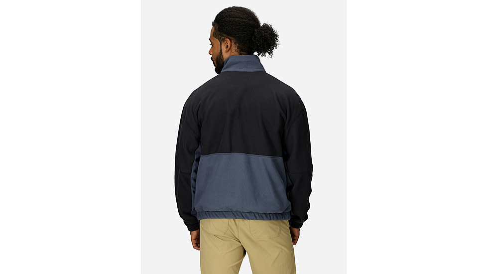 Marmot Retro Rocklin 1/2 Zip - Mens, Black/Thunderhead, L, M14609-24392L