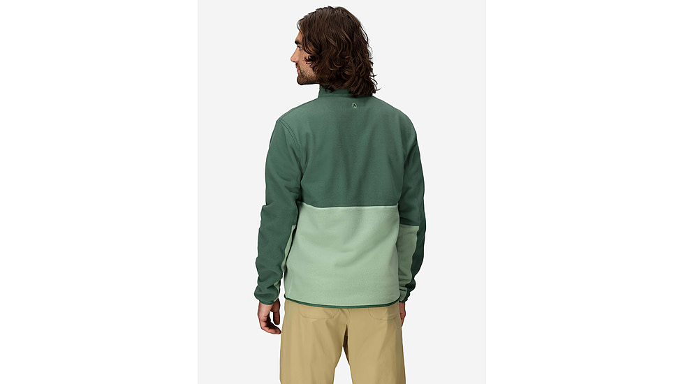 Marmot Rocklin 1/2 Zip - Mens, Juniper Green/Agate Green, Large, M12650-24399L