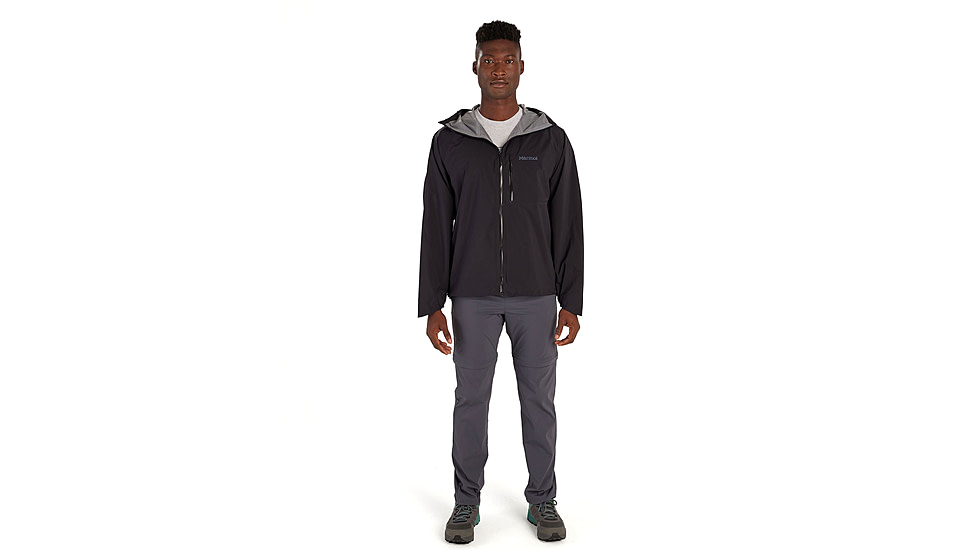 Marmot Superalloy Bio Rain Jacket - Mens, Black, Small, M15378-001-S