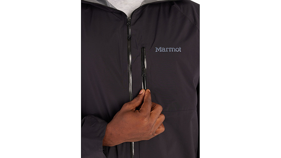 Marmot Superalloy Bio Rain Jacket - Mens, Black, Small, M15378-001-S