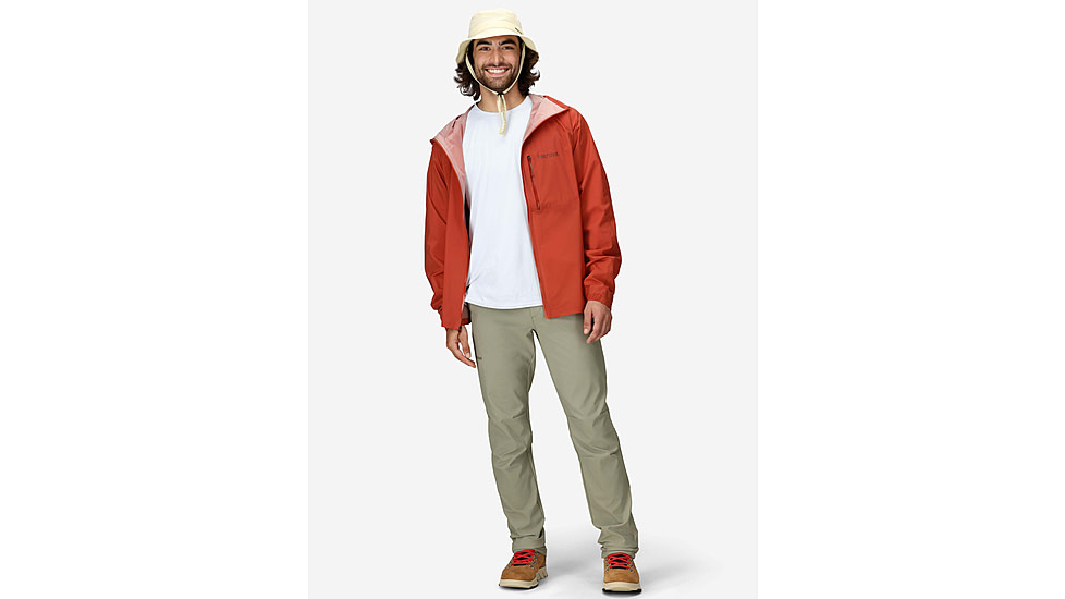 Marmot Superalloy Bio Rain Jacket - Mens, Sumac, M, M15378-24360M