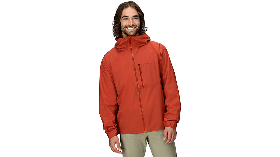 Marmot Superalloy Bio Rain Jacket - Mens, Sumac, M, M15378-24360M