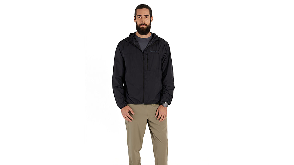 Marmot Superalloy Bio Wind Jacket - Mens, Black, Extra Large, M15379-001-XL