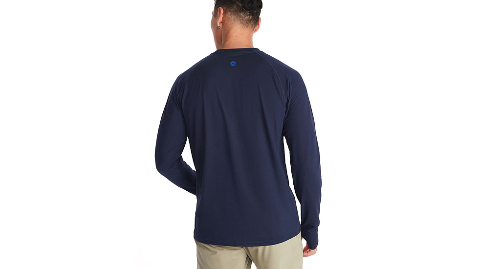 Marmot Windridge Long Sleeve T-Shirt - Mens, Arctic Navy, Large, M14153-2975-L