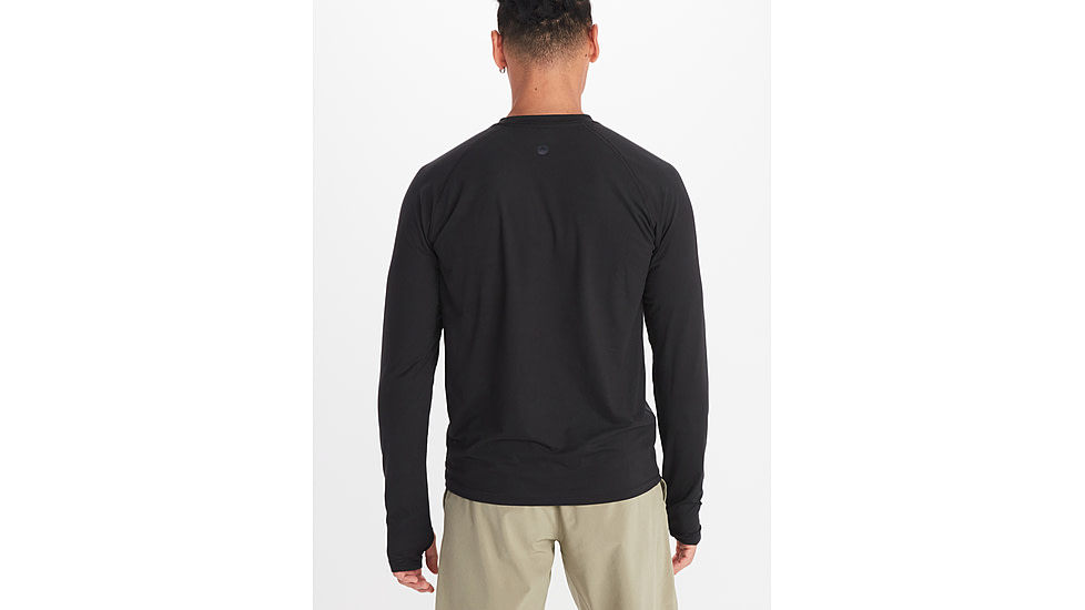 Marmot Windridge Long Sleeve T-Shirt - Mens, Black, Small, M14153-001-S