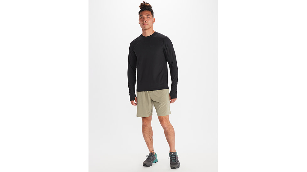 Marmot Windridge Long Sleeve T-Shirt - Mens, Black, Small, M14153-001-S