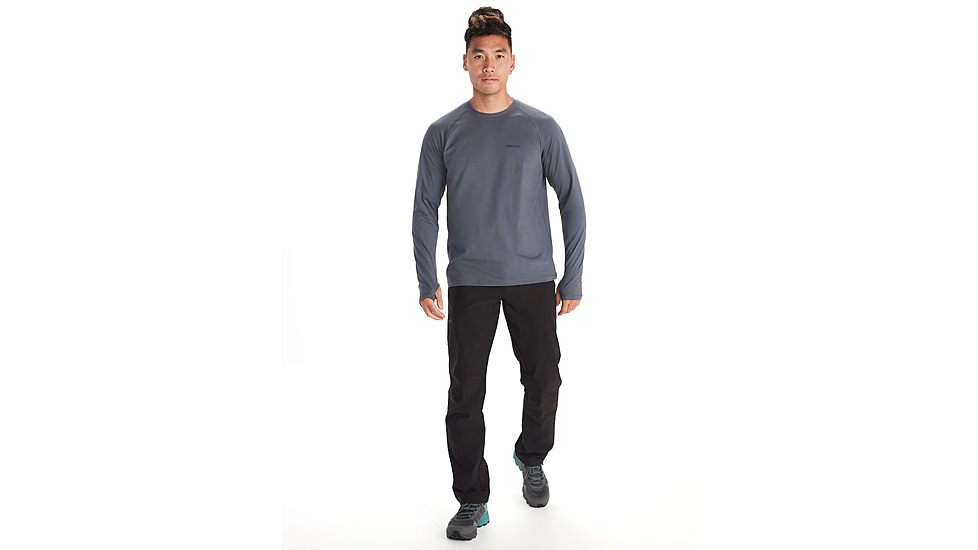 Marmot Windridge Long Sleeve T-Shirt - Men's, Steel Onyx, Extra Large, M14153-1515-XL