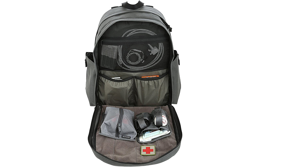 Maxpedition Prepared Citizen Deluxe Backpack, Wolf Gray, PREPDLXW