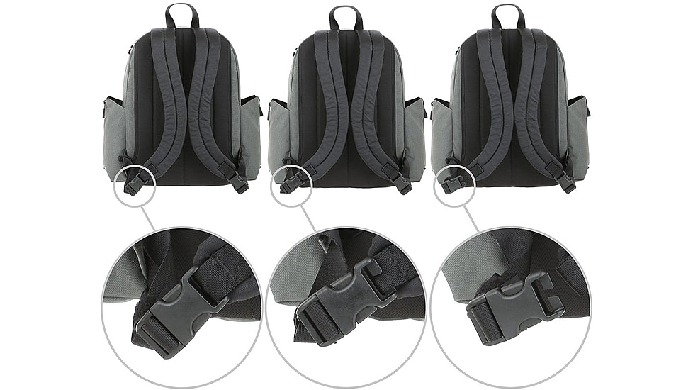 Maxpedition Prepared Citizen Deluxe Backpack, Wolf Gray, PREPDLXW