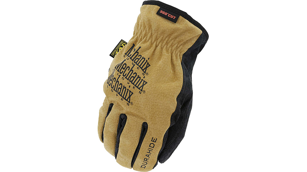 Mechanix Wear Durahide Leather Driver E6-360 - Black/tan - LDDH-X75-010