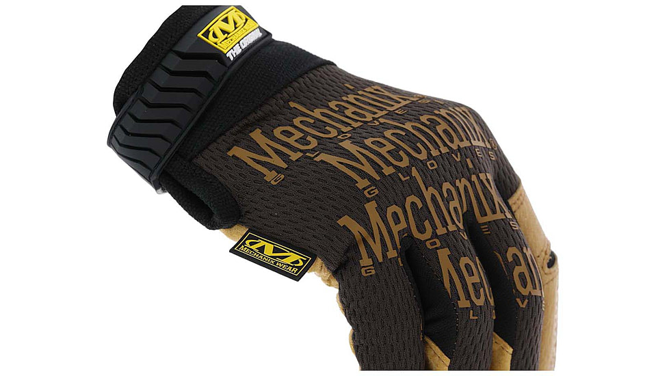Mechanix Wear Leather Original Glove - Mens, Tan, Large, LMG-75-010