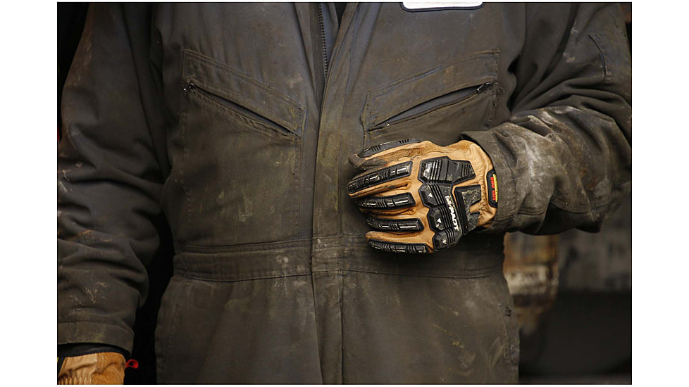 Mechanix Wear M-Pact Leather Driver Cut Resistant Gloves - Mens, Tan, Small, LDMP-C75-008