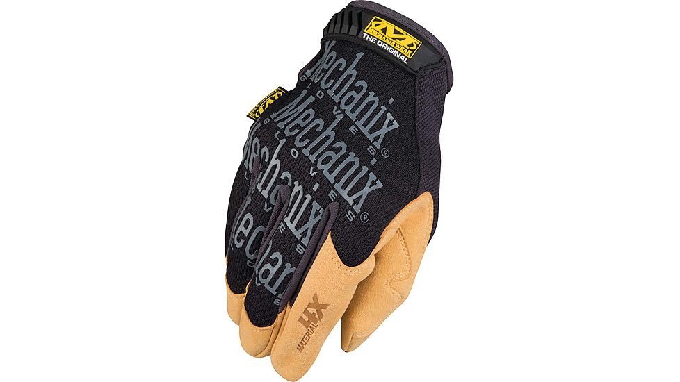 Mechanix Wear Material4x Original Glove - Mens, Black/Yellow, Small, MG4X-75-008