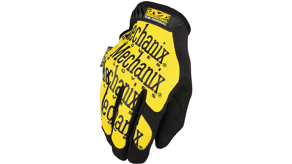 Mechanix Wear Original Work Gloves - Mens, Yellow, 2XL, MG-01-012