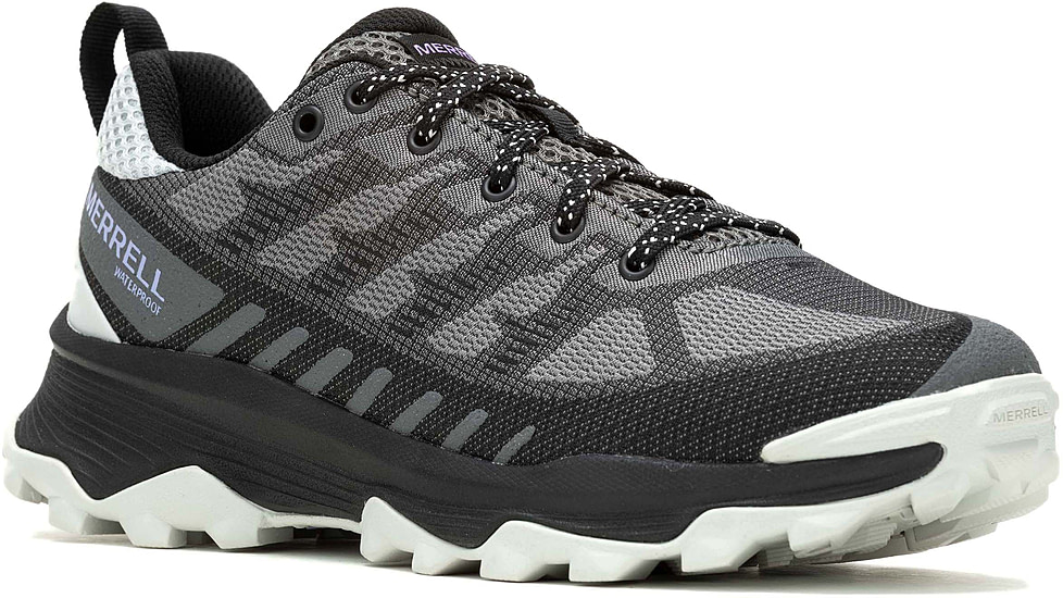 Merrell Speed Eco Waterproof Shoes - Womens, Charcoal/Orchid, 9.5, J037182-M-9.5