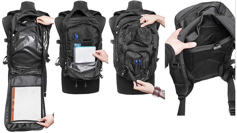 MIL-TEC Assault Backpack, Black, 20L, 14002002