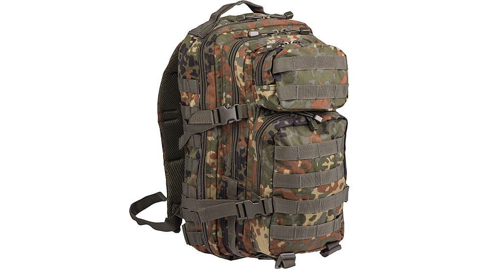 MIL-TEC Assault Backpack, Flecktarn Camo, 20L, 14002021