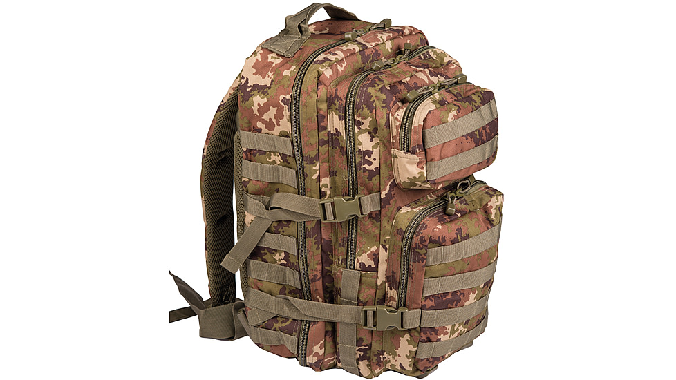 MIL-TEC Assault Backpack, Vegetato Woodland Camo, 36L, 14002242